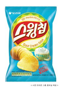 오리온, 스윙칩 '사워크림 & 어니언 맛' 출시 