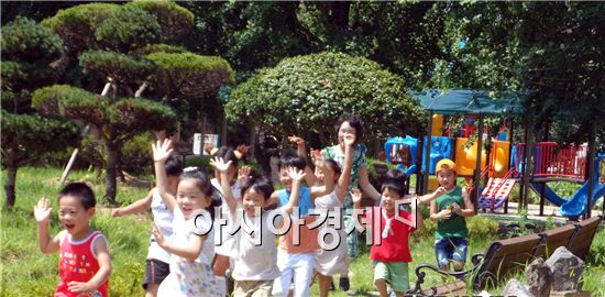 장성군, 학교에 쾌적한 ‘녹색쉼터’ 제공