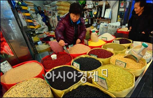 [포토]경동시장, 정월대보름 앞두고 