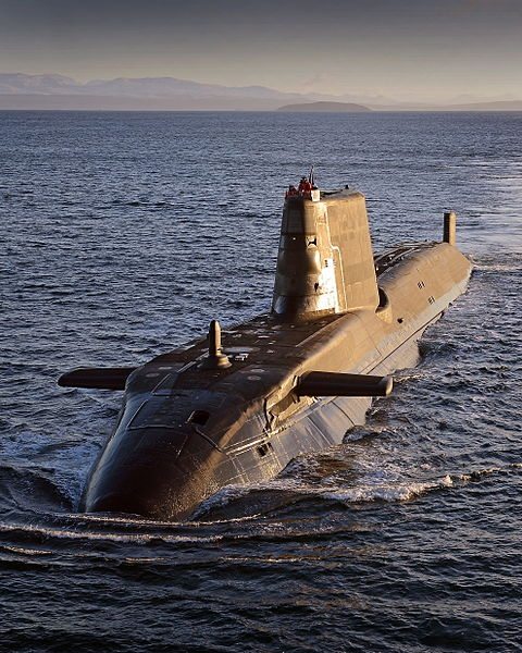 BAE가 생산하고 있는 애스튜트급 핵잠수함