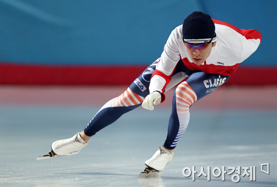 이승훈, 동계체전 빙속 5000m 대회新 우승