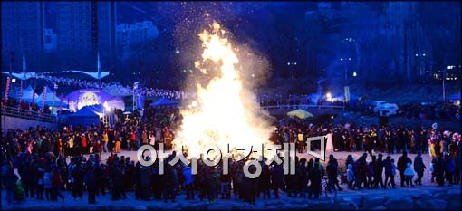[포토]활활 타는 달집