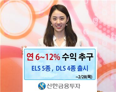 신한금융투자, 6~12% 수익 추구하는 ELS·DLS 4종 출시 