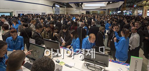 [포토]'MWC 2013 최고의 인기 부스는?'