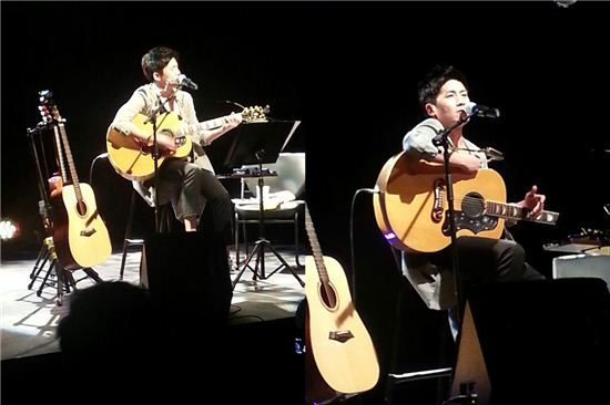 소극장 콘서트 나선 '홍경민' 관객과 하나가 되다