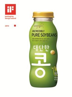 웅진식품, '대단한 콩' IF 디자인 어워드 수상