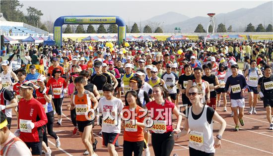 제9회 보성녹차마라톤대회,  차향을 가르며 힘찬 레이스!