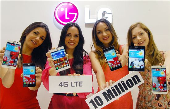 LG전자, 글로벌 LTE폰 판매량 1000만대 돌파