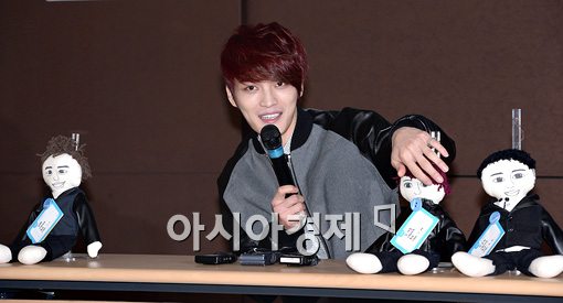 [포토]김재중, 'JYJ 아우인형' 귀엽죠?