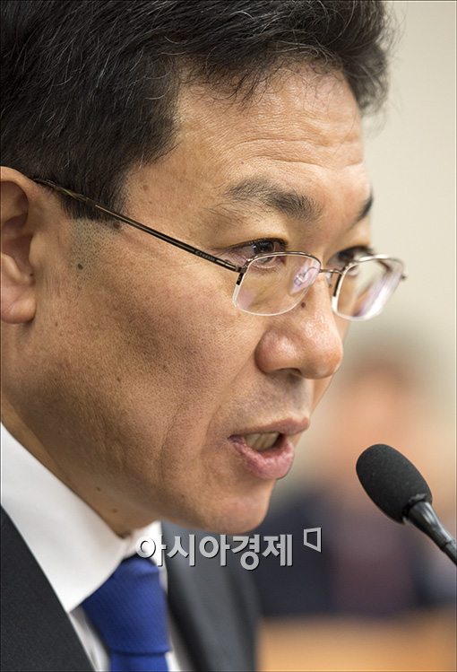 [포토]모두 발언하는 윤상직 장관 내정자