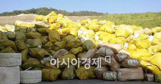 여수시, 폐스티로폼 재활용(잉곳)으로 세외수입 증대