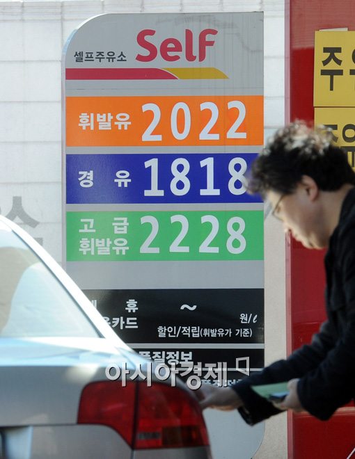 [포토]휘발유 가격 계속 상승세? 어디까지 