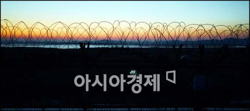[포토]노을지는 임진강변