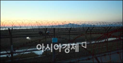 [포토]노을지는 임진강 주변