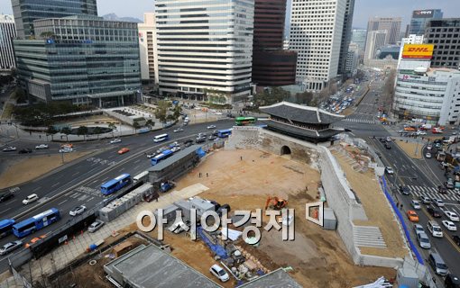 [포토]한 달 앞으로 다가온 숭례문 공개 