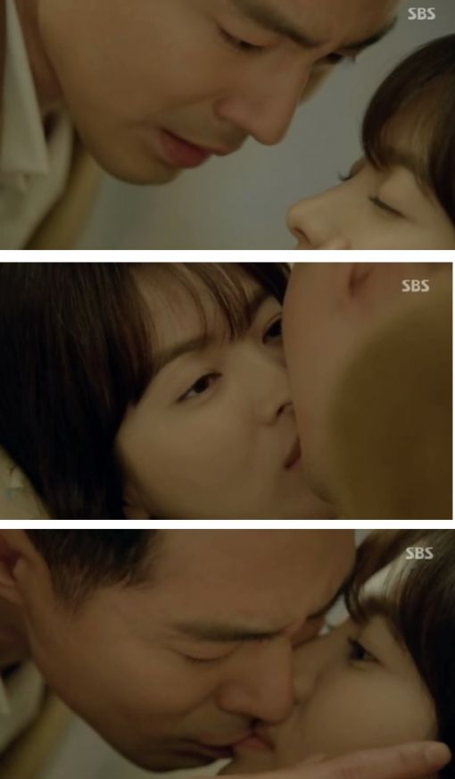 '그겨울' 조인성-송혜교 키스신 通했다··시청률 동시간대 1위