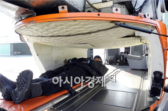 [이사람}여수 산불지킴이, 돌산헬기장의 정재웅 수석기장