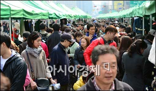 [포토]북적이는 희망나눔장터
