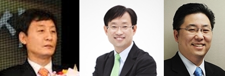 ▲서건 내정자, 김상헌 의장, 최세훈 의장(왼쪽부터)