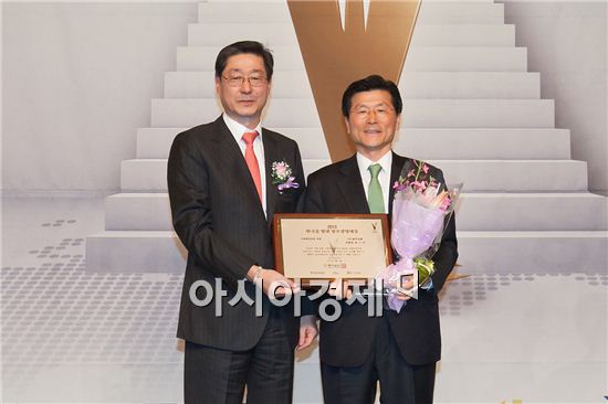 송기진 광주은행장, ‘한국을 빛낸 창조경영인 대상’ 영예