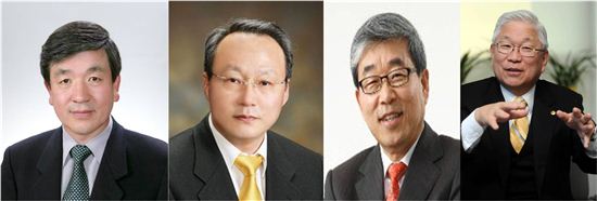 ▲왼쪽부터 서치호 대한건축학회 회장, 제해성 한국도시설계학회 회장, 이우종 대한국토도시계획학회 회장, 여홍구 한국도시계획가협회 회장
