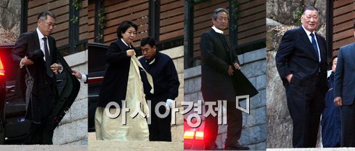 [포토]故정주영 명예회장 제사에 모인 범현대家