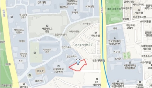 서울대 병원 옆에 뇌심혈관개발센터 신축