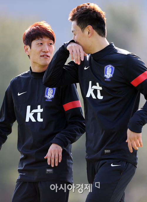 [포토] 이청용 '꽃샘추위가 기승을 부리네'