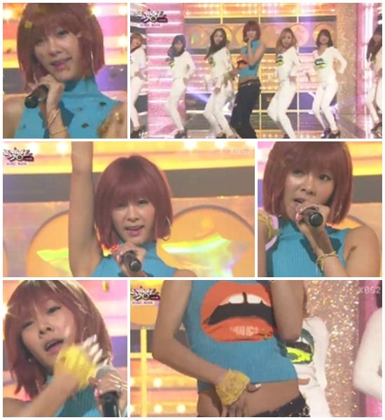 '뮤뱅' 지나, 감출 수 없는 마네킹 몸매··'섹시+파격'