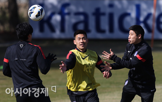 [포토] 훈련하는 축구국가대표팀