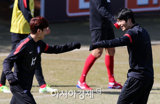 [포토] 이청용-기성용 '쌍용 기쁨'