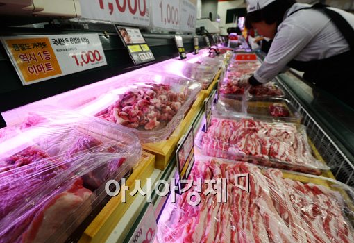 돼지고기값 내달 최대 14% 내린다 
