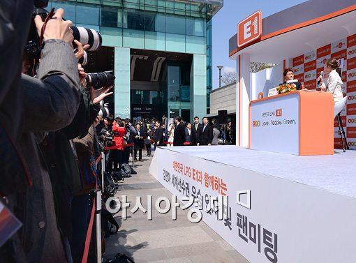 [포토]김연아 팬미팅 '뜨거운 취재현장'