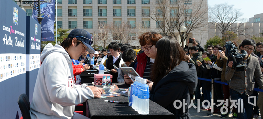 [포토] 프로야구 미디어데이 팬 사인회