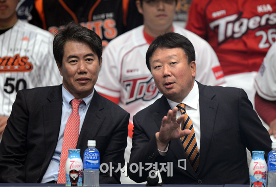 [포토] 김시진-선동열 '올해 제대로 붙어보자구~'