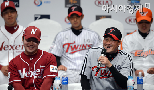 [포토] 봉중근 '병호가 제일 쉬웠어요'