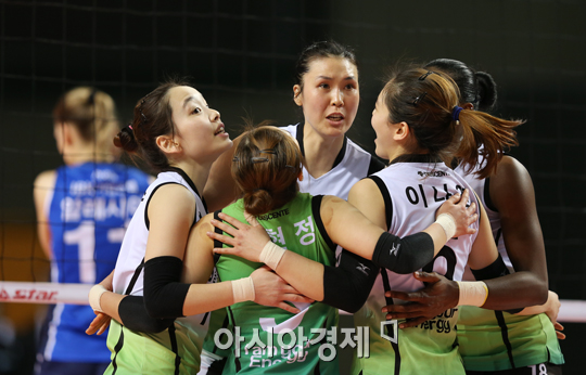 [포토] GS칼텍스 '득점 기쁨'