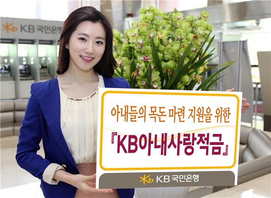 KB국민銀, 유방암 보상 'KB아내사랑적금' 출시