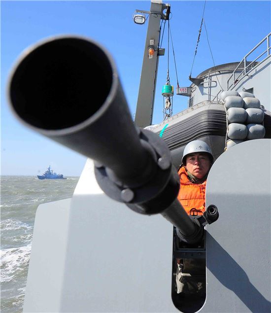 [천안함 3주기]최강해군전력 서해서 해상기동훈련