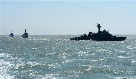 [천안함 3주기]최강해군전력 서해서 해상기동훈련