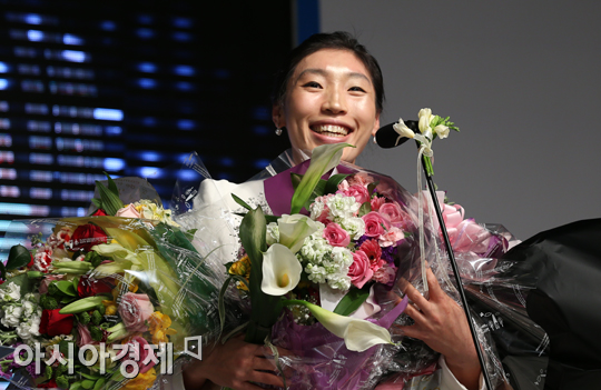 [포토] 임영희 MVP 기쁨