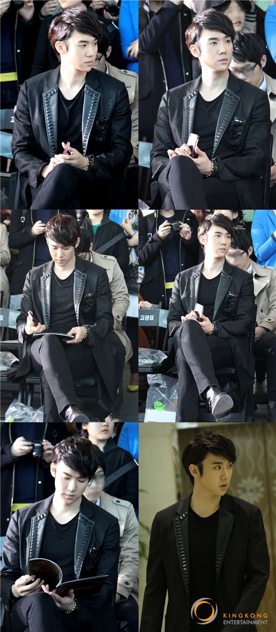 유연석, 올 블랙 패션으로 ‘시크 차도남’ 매력 발산