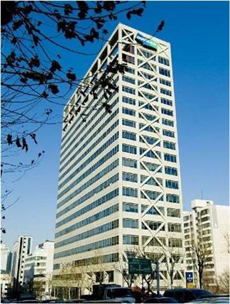 두산건설 사옥 전경.