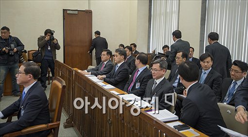 [포토]경찰청장 인사청문회, "배석자 너무 많아요"