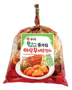 종가집, 익을수록 더 아삭한 '아삭무배추김치' 출시