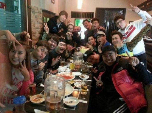 박성광, 개그맨 동기 모임 인증샷 공개 '끈끈한 동기애'