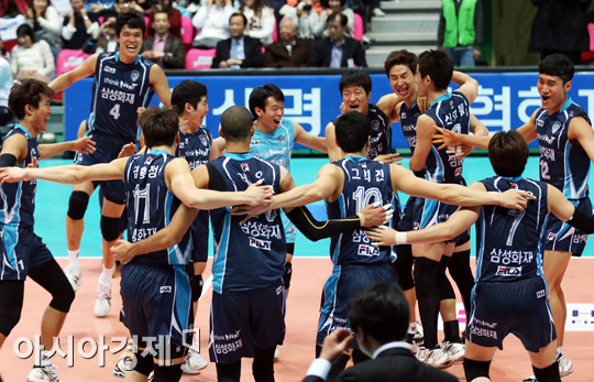 [포토] 삼성화재 V7