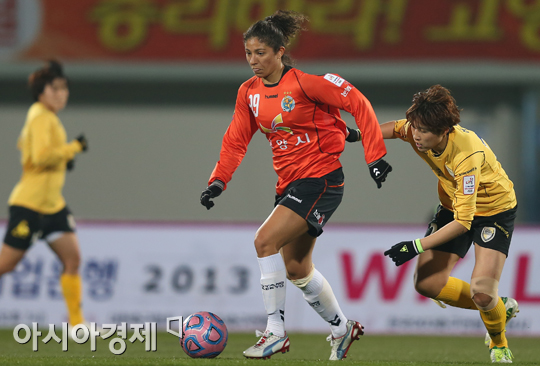 [포토] 드리블하는 고양대교 크리스