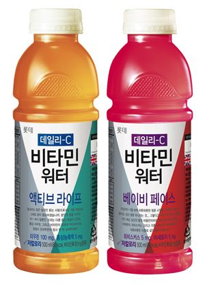 롯데칠성, 데일리C 비타민워터 강화...신규 2종 출시