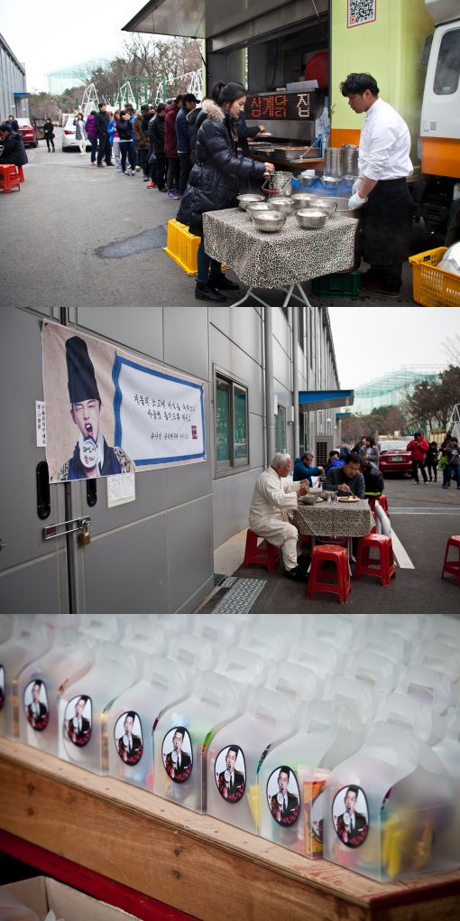 유아인, '장옥정' 스태프들 위해 밥차 선물 '왕은 달라'